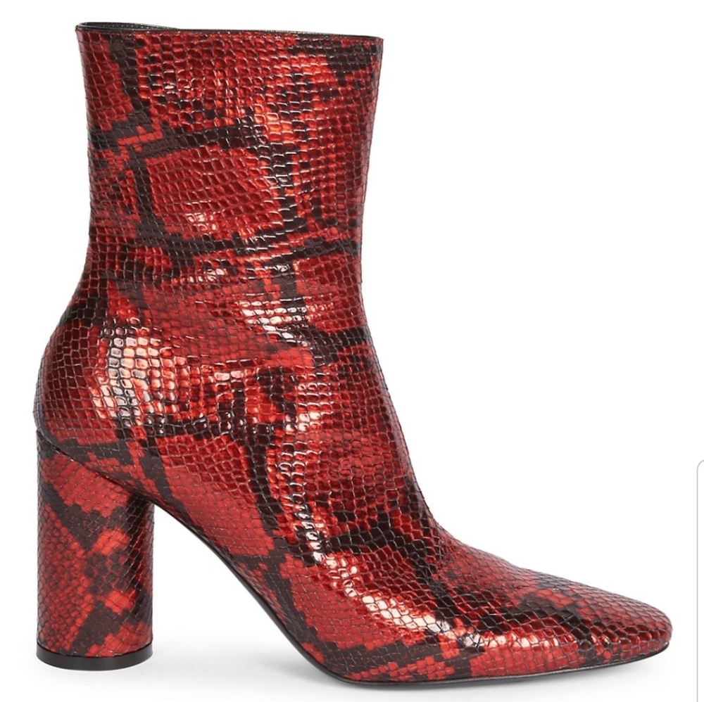 Balenciaga snakeskin boots